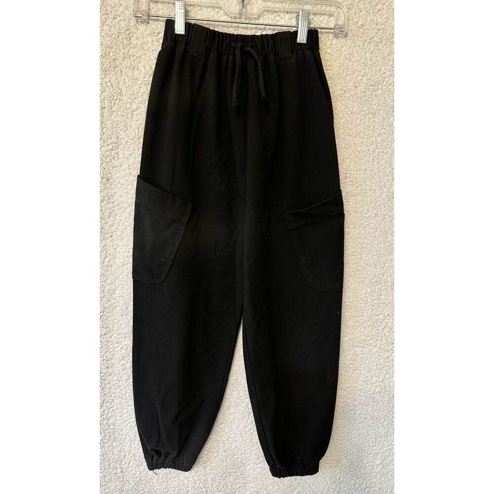 Zara Girl‎ Black Warm Up Jogger Athletic Pants Size 12